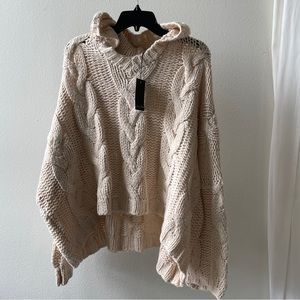 Emory park knit sweater hoodie